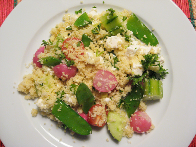 salada de cuscuz marroquino