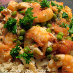 Delicioso peixe ao molho de camarão com cuscuz marroquino, super fácil e rápido de preparar.