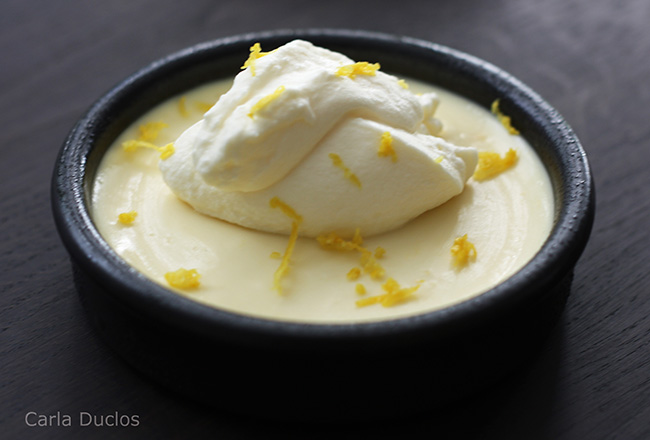 Sobremesa de limão: Potinhos de limão sicilliano Sobremesa de limão: Potinhos de limão siciliano