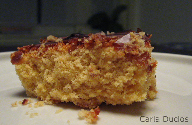 bolo de fubá com leite de coco