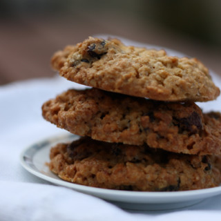 cookie de aveia e cranberry