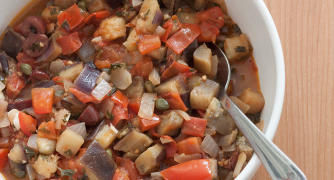 Caponata de berinjela