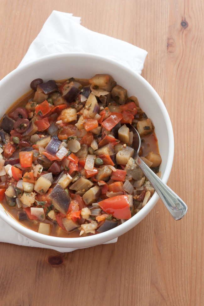 Caponata de berinjela
