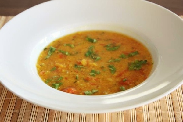 Dal, Sopa de lentilhas vermelhas indiana
