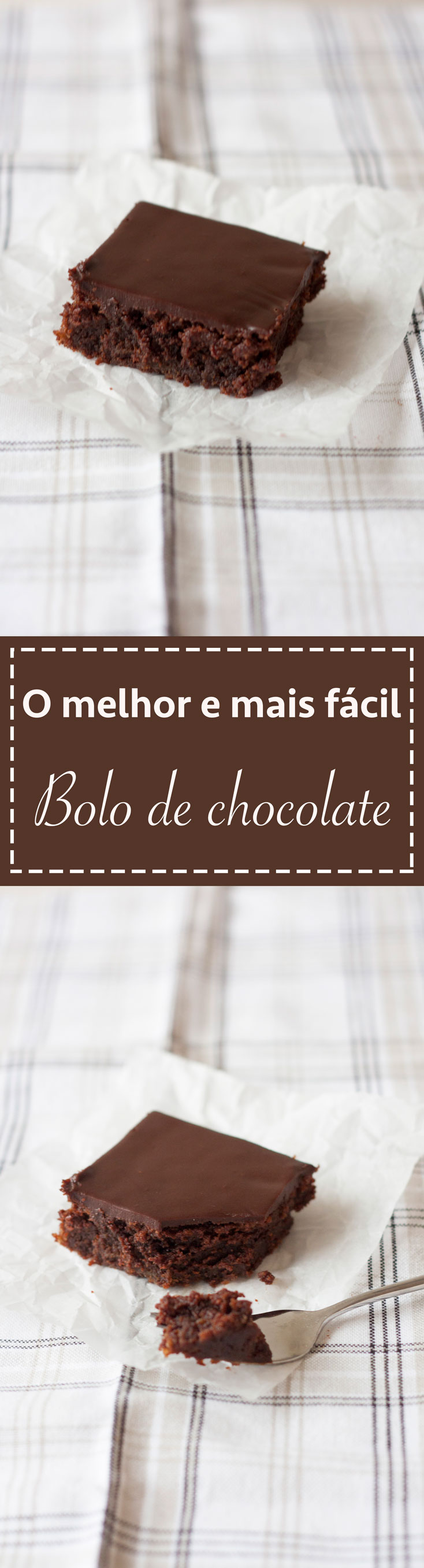 Esse bolo de chocolate fácil, perigosamente fácil, é o melhor bolo de chocolate que já comi. Bem chocolatoso, úmido, ele derrete na boca.